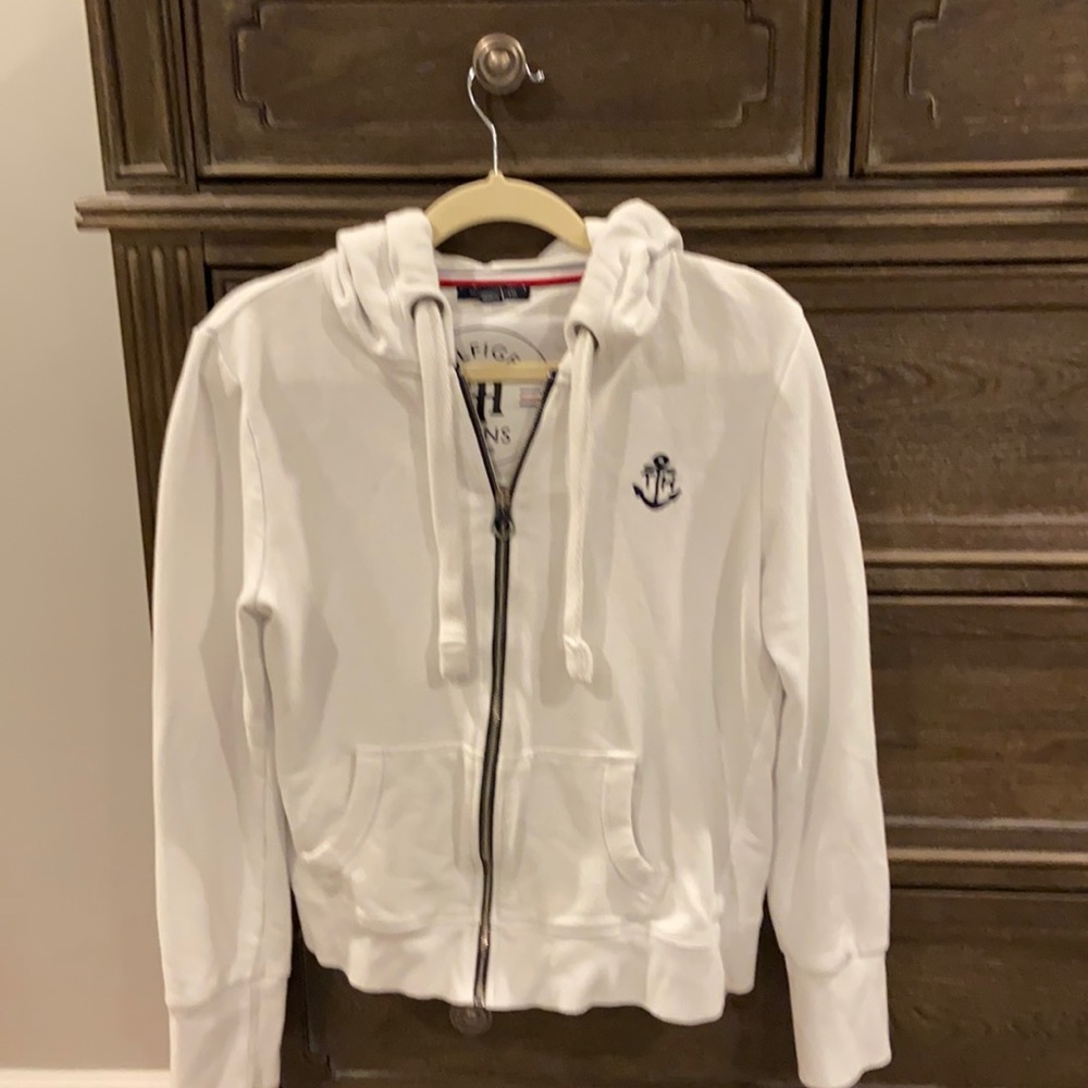 Tommy Hilfiger nautical style full zip sweatshirt